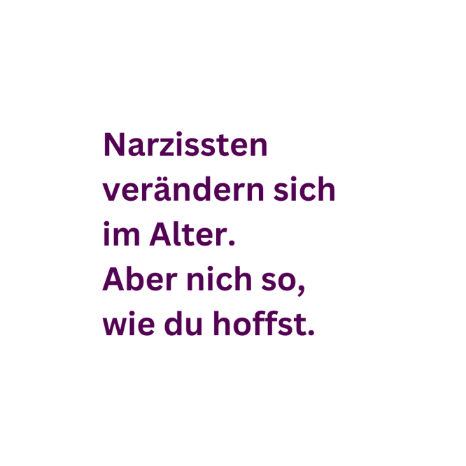 Narzissmus im Alter