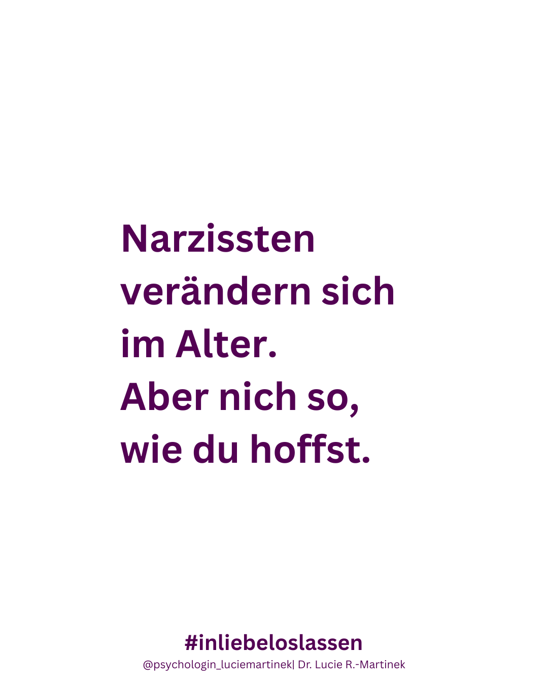 Narzissmus im Alter